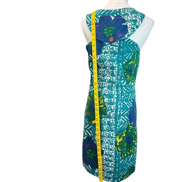 Anthropologie Vanessa Virginia Boho Floral Shift Dress Size 6 Sleeveless - Picture 12 of 12